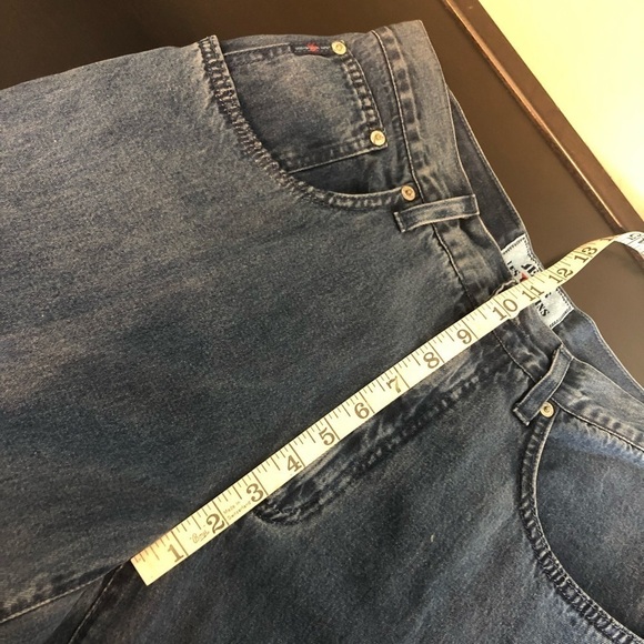 LES COPAINS Vintage highwaisted tapered flowy viscose Jeans, sz 28 - Picture 11 of 17